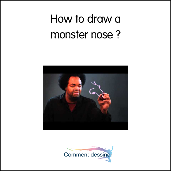 How to draw a monster nose How to draw